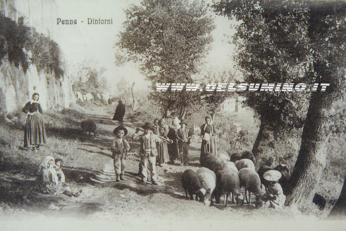 Salita degli Ospizi nel 1914
